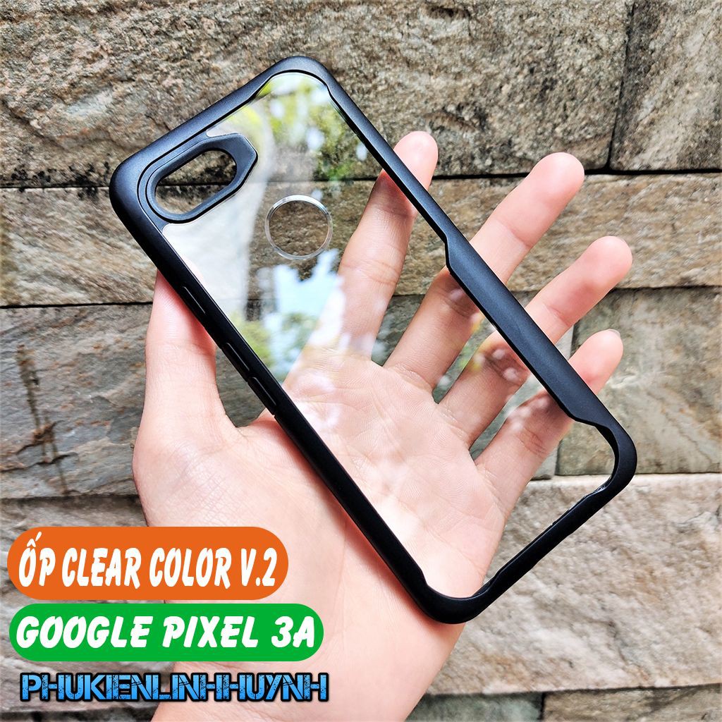 Google Pixel 3a_Ốp lưng chống sốc Clear Color Ver 2