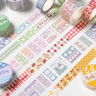 Cuộn băng washi dán trang trí thiết kế dễ thương