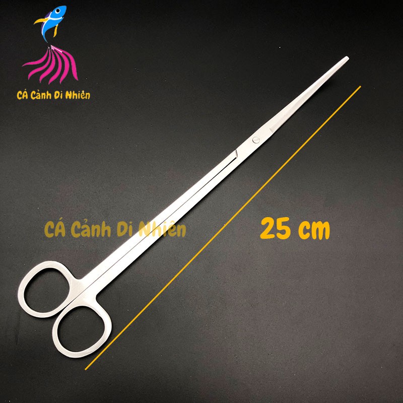 Kéo mũi cong cắt tỉa cây thủy sinh bằng thép size 25 cm