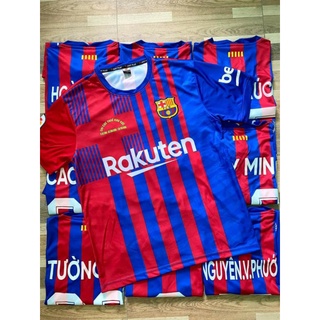 BỘ ĐỒ ĐÁ BANH BARCA SỌC 2021_2022