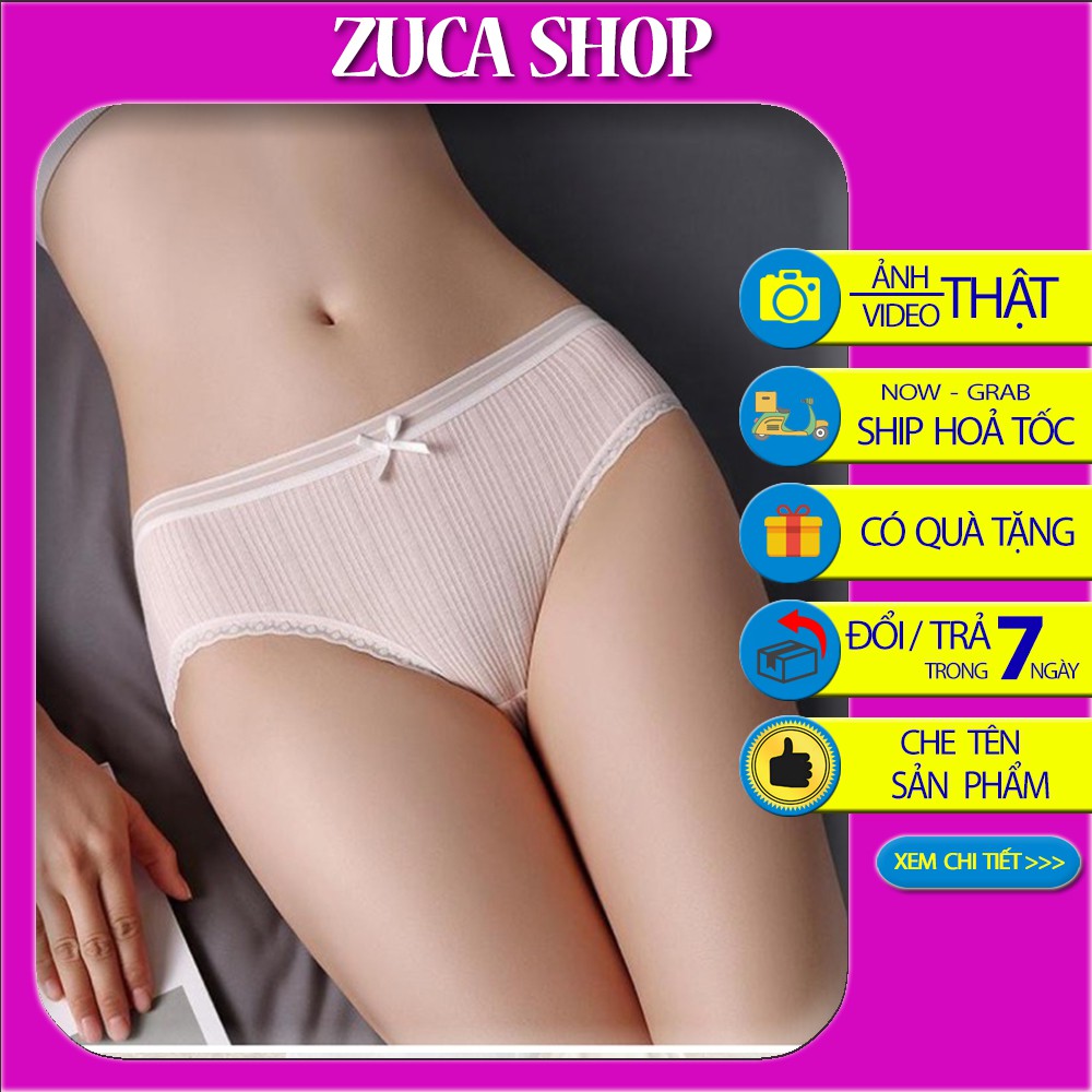 [FREESHIP50K Quần lót nữ -quần chíp Cotton siêu đẹp QL01 Zuca Shop