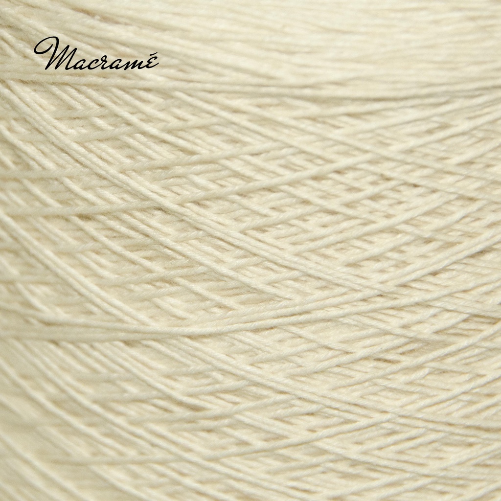 Dây làm Dreamcatcher, móc Macrame 1 xoắn (1mm) màu kem_ Macrame Twine ( color: cream ) I Phụ kiện Macrame