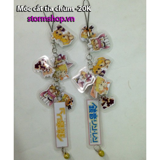 Móc khóa chùm Miku combo 2 dây -50k