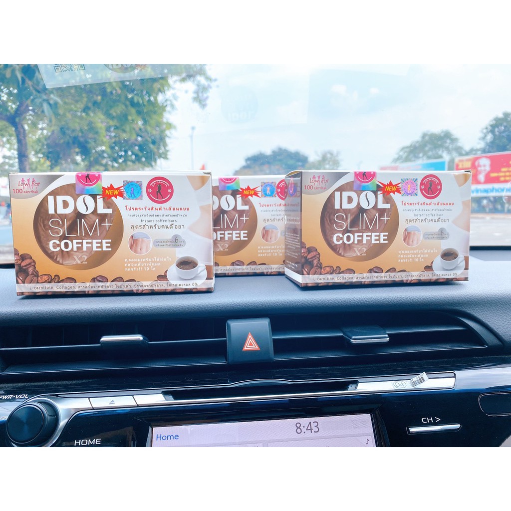 Cafe Giảm cân Idol Slim Coffee Giảm mạnh 1 hộp 10g x 15g )