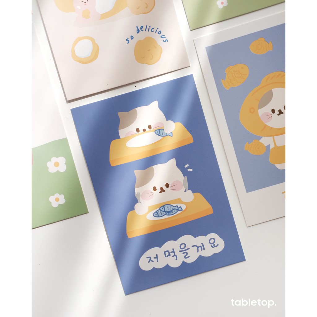 Postcard, thiệp Bear - hình gấu dễ thương