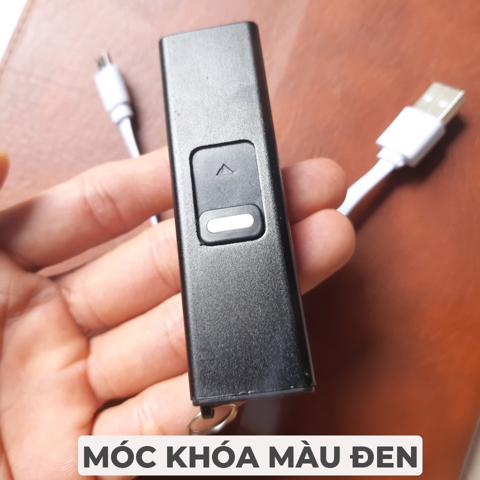 ✅ Móc Khóa Sạc USB Đa Năng Cao Cấp Nhập Khẩu - Đèn Pin Chiếu Sáng Khi Đi Đường, Treo Chìa Khóa, Balo, Túi Xách