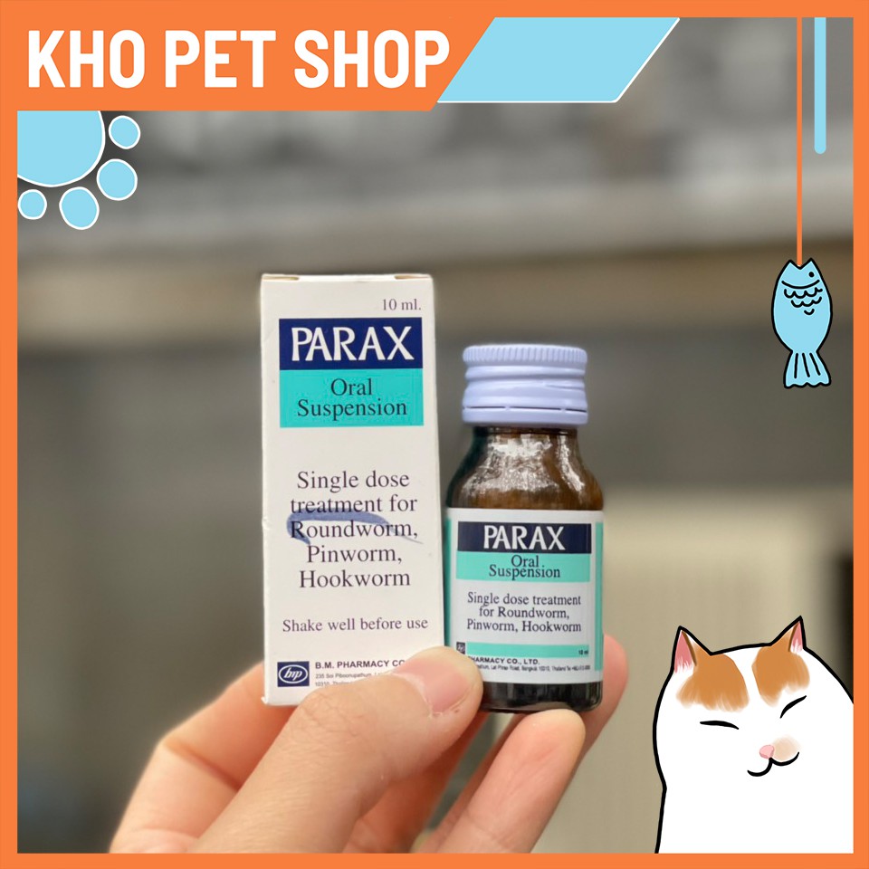 Parax dạng nước cho chó mèo