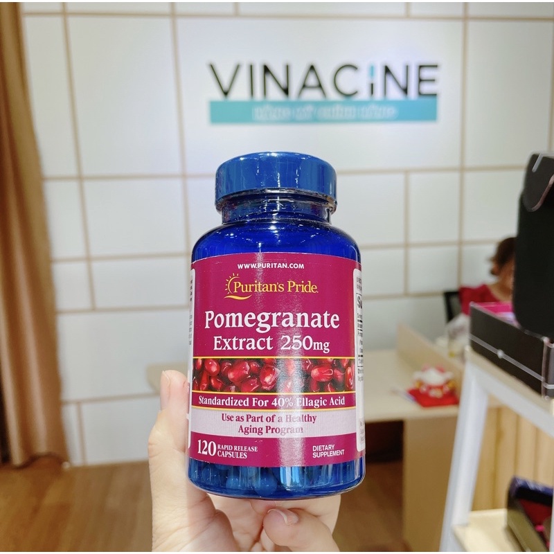 Viên Uống Chống Nắng Pomegranate Extract 250mg Puritan's Pride