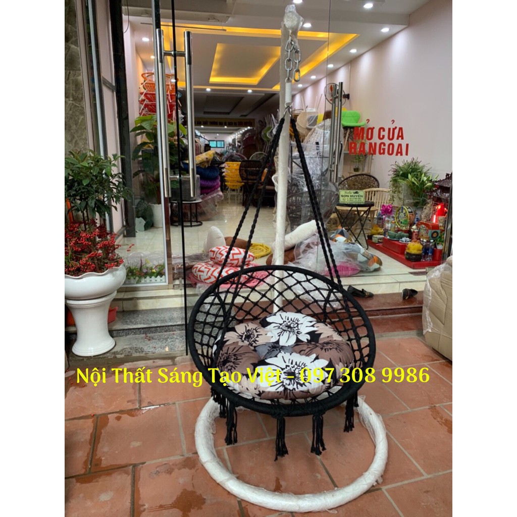 GHẾ XÍCH ĐU MÂY MACRAME - MẪU NĂM 2020