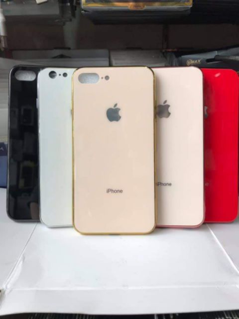 Ốp IPhone X/ XS/ XR/ XS Max lưng kính tráng gương viền dẻo đồng màu siêu sang