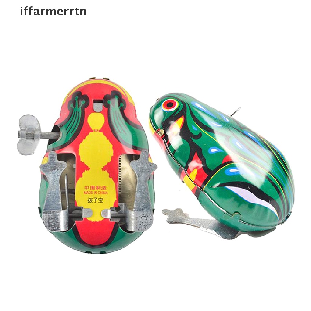 Đồ chơi ếch nhảy vặn cót giáo dục sớm cho trẻ em