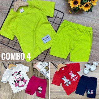 Combo 3 bộ ngố bé gái (10-25kg)