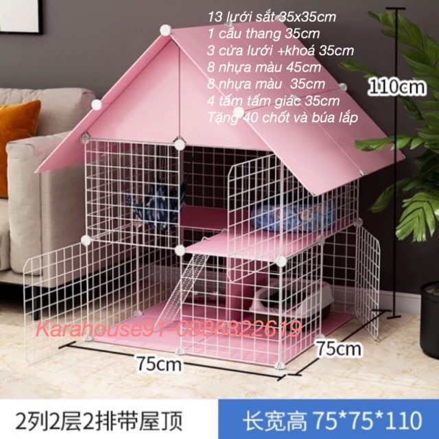 [TẶNG CHỐT GẮN+BÚA LẮP] CHUỒNG LỒNG CHÓ- CHUỒNG MÈO SIÊU HOT 2020.