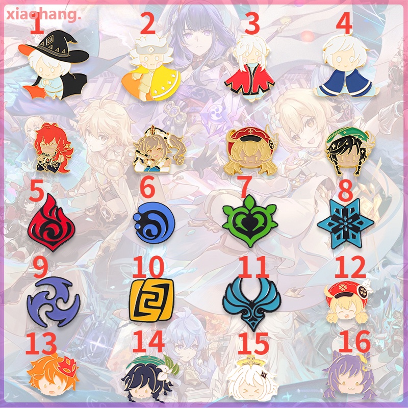 Huy Hiệu Cài Áo Hình Các Nhân Vật Trong Game Genshin Impact Sky: Kids of the Light