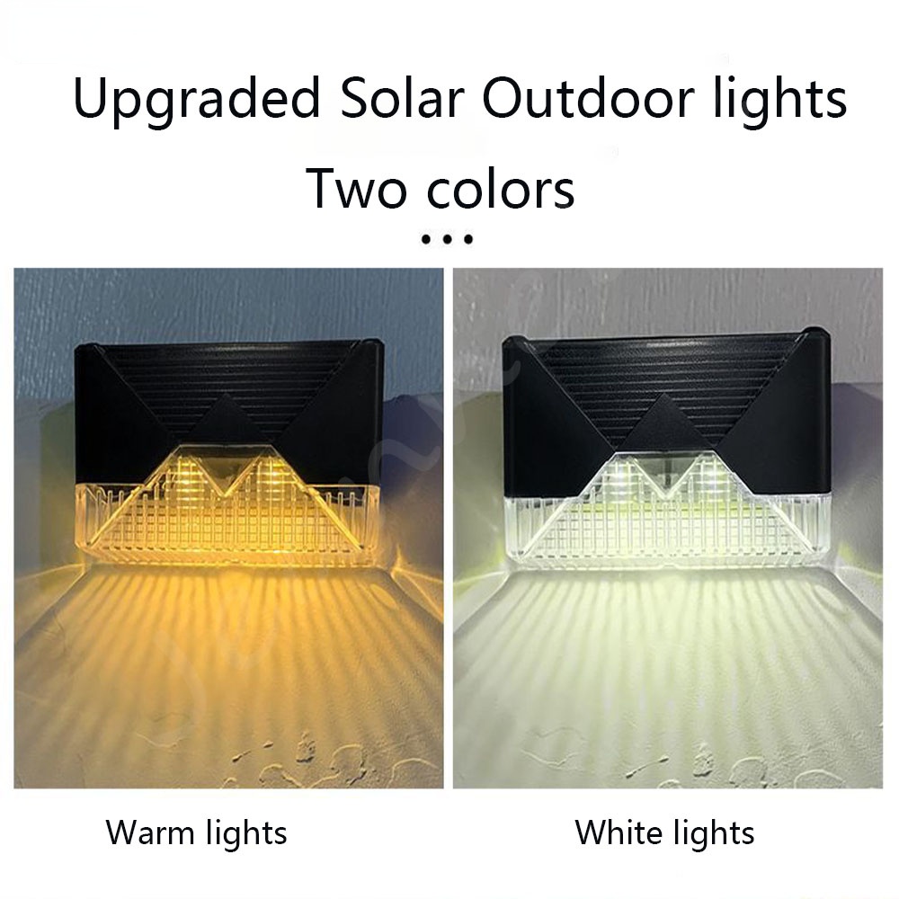 Đèn LED Năng Lượng Mặt Trời Chống Thấm Nước IP65 Gắn Hàng Rào Ngoài Trời
