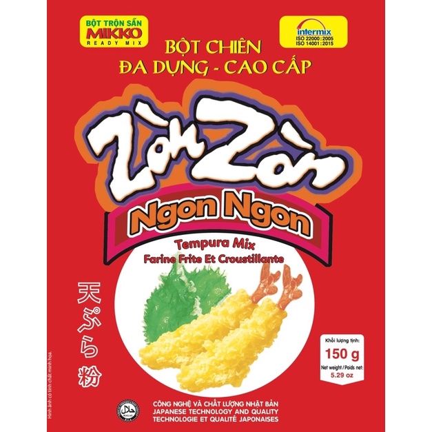 Bột chiên đa dụng zòn zòn Mikko 150g