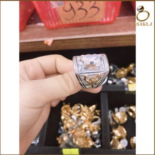 NHẪN INOX NAM CAO CẤP HÌNH BỌ CẠP ĐÍNH ĐÁ THỜI TRANG - trang sức thái