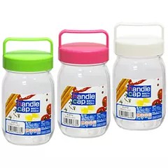 Lọ thủy tinh có quai xách 450ml- Hàng Nhật nội địa