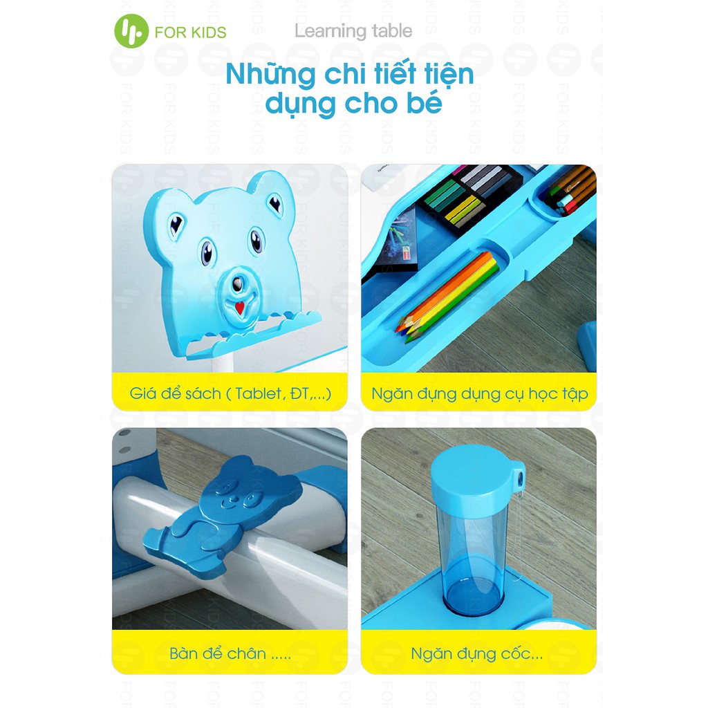 Bàn học chống gù Forkids FKD A8 (SHOP CHỈ BÁN SIZE 80x55) | BigBuy360 - bigbuy360.vn