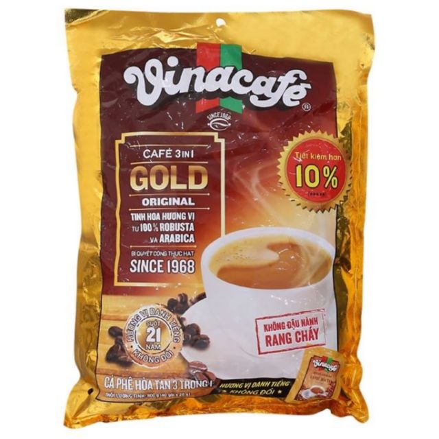 Bịch Vinacafe Gold 480g (24 gói*20g)