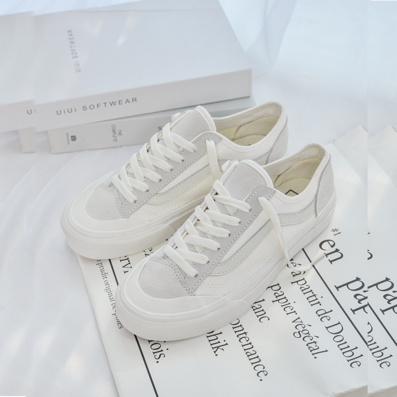 Vans old skool classic, giày vans style decon white CHÍNH HÃNG nam nữ cao cấp Full box