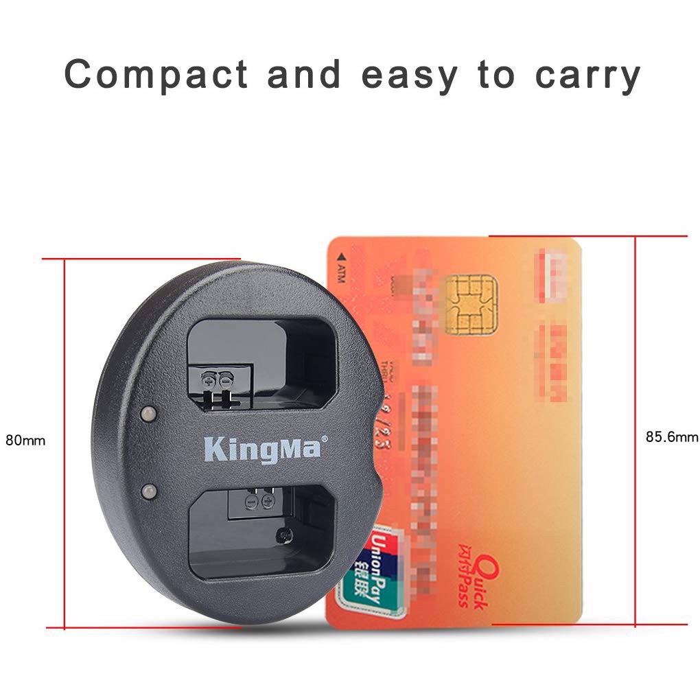 [Mã 154ELSALE2 giảm 7% đơn 300K] Bộ 2 pin và sạc đôi Kingma cho máy ảnh Sony ( NP FW50 )