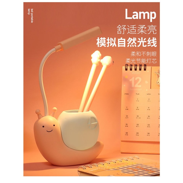 Đèn Bàn Chống Cận Ốc Sên Cute