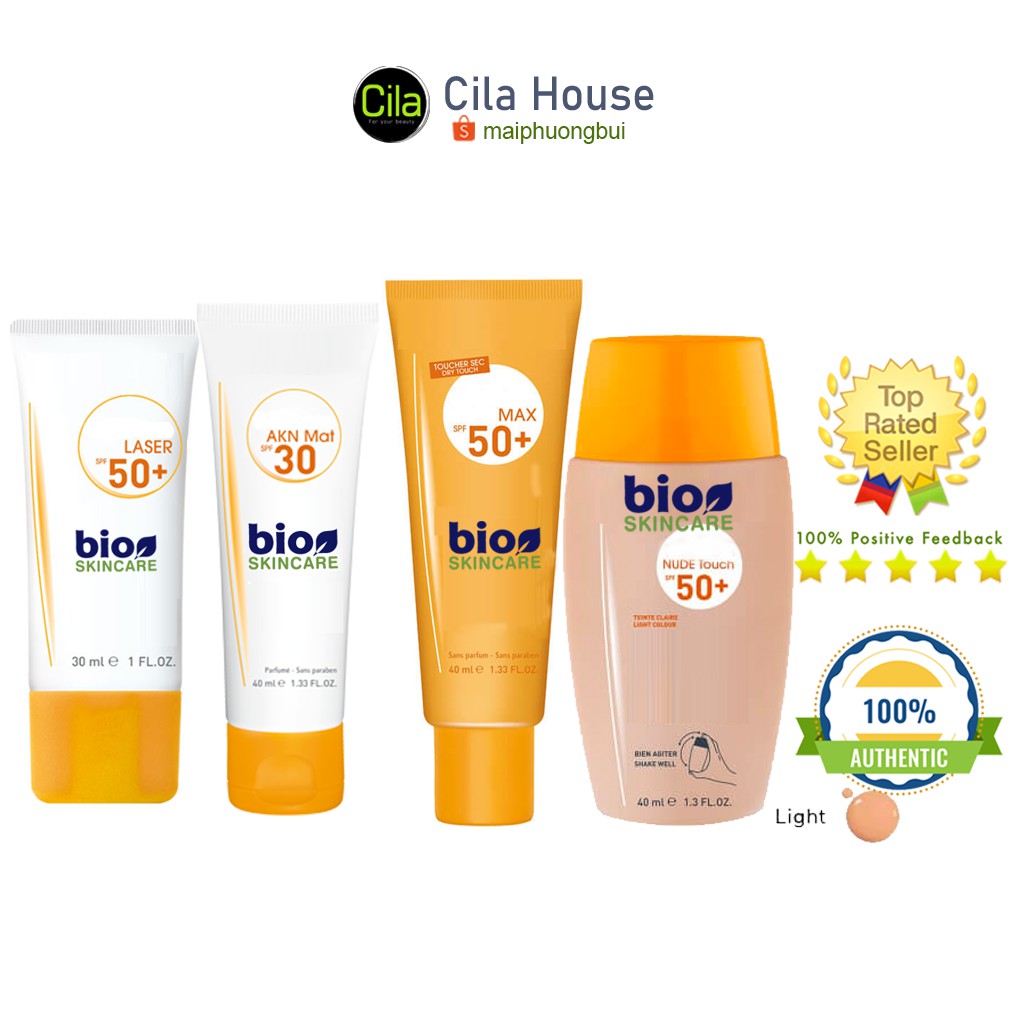 Kem Chống Nắng Bio Pháp Cho Da Thường, Da Dầu, Da Mụn - Cila House