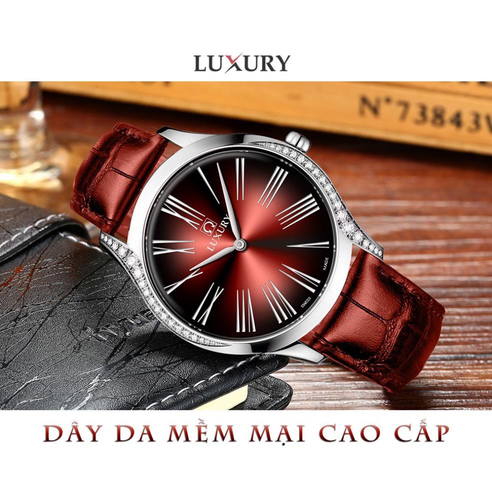 Đồng hồ Nữ LUXURY OME - Dây Da Thật Cao Cấp  - Bảo Hành 12 Tháng Toàn Quốc [HÀNG XỊN] | BigBuy360 - bigbuy360.vn