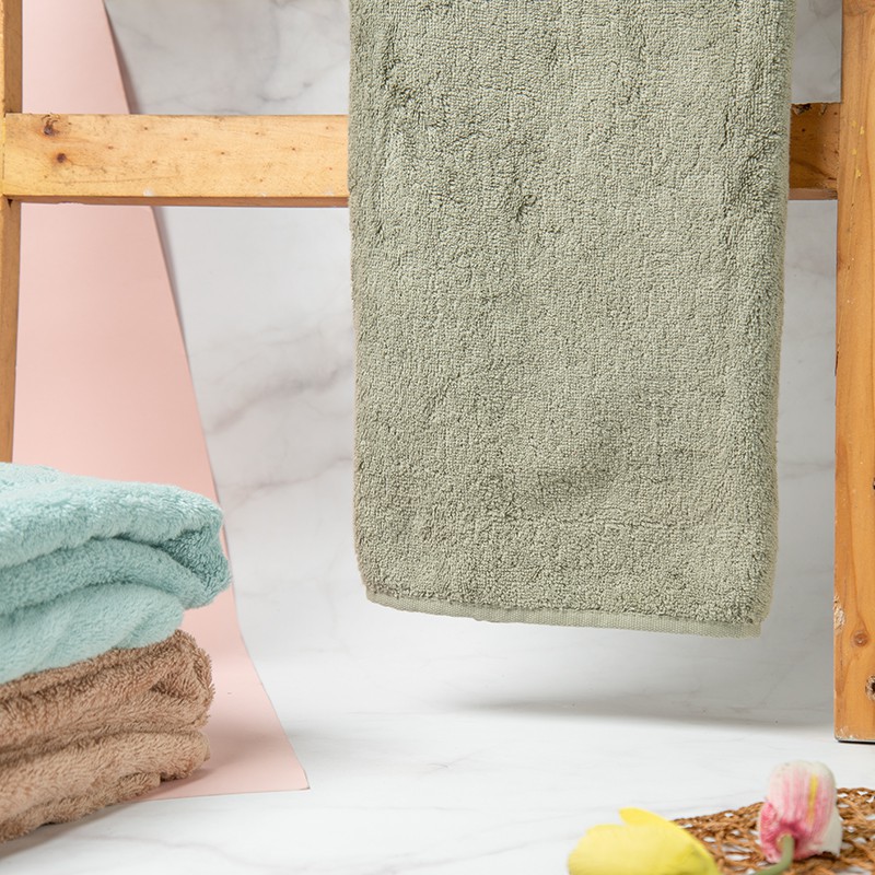 Khăn tắm lớn 70x140cm Dolhome 100% cotton, khăn tắm Hàn Quốc mềm mại thấm hút nước không phai màu - 23420