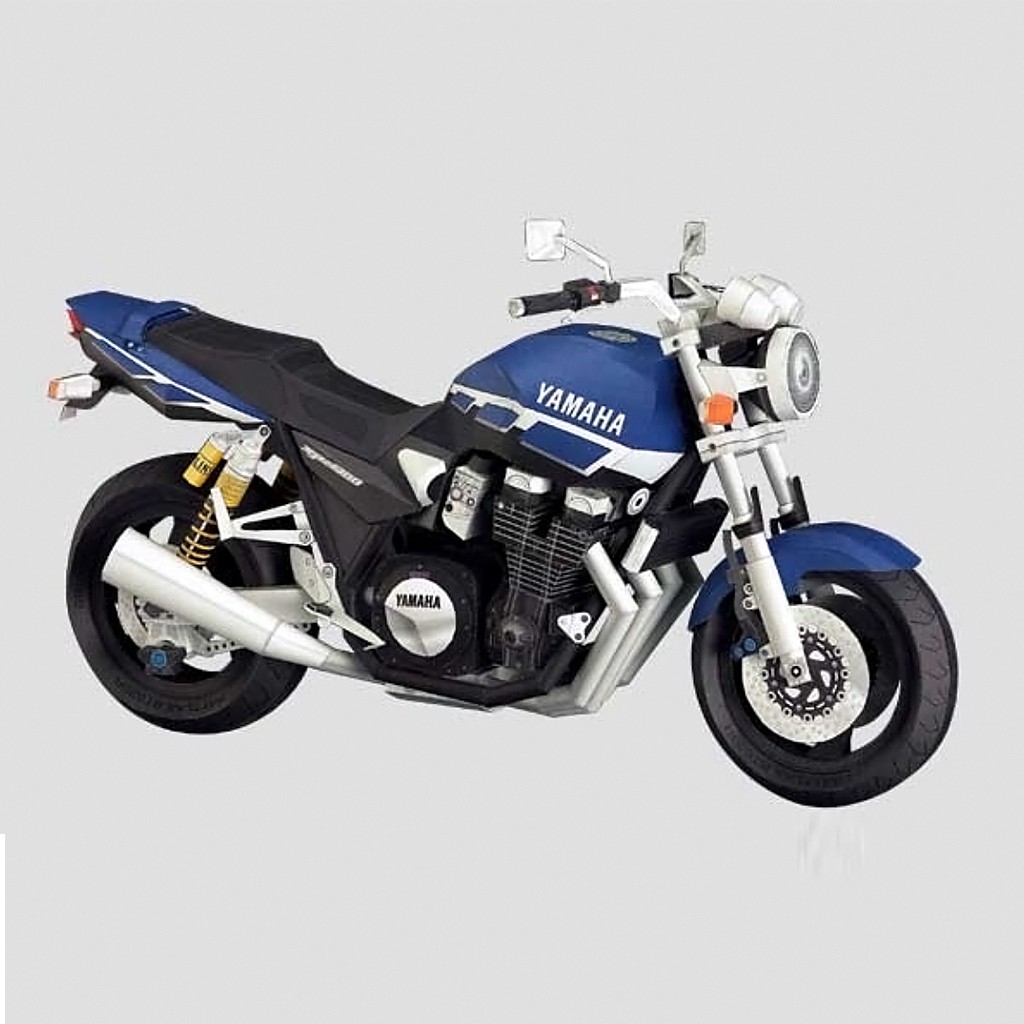 Mô hình giấy Xe máy Yamaha XJR1300 (2000)