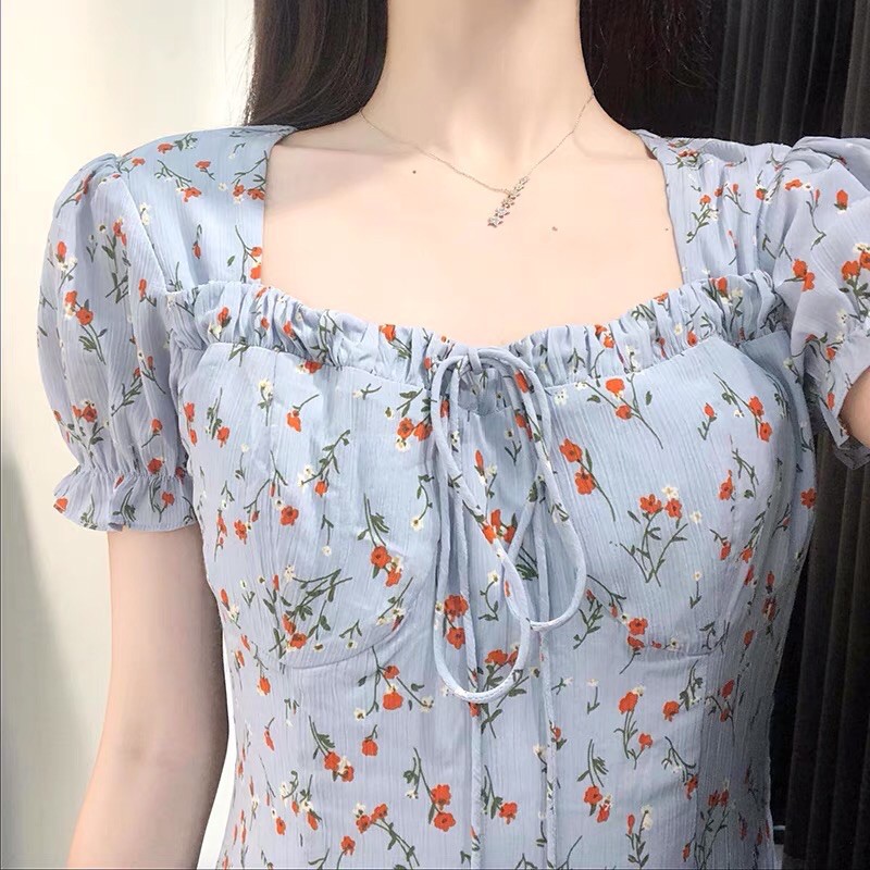 🐳 VÁY HOA NHÍ XANH  VINTAGE | BigBuy360 - bigbuy360.vn