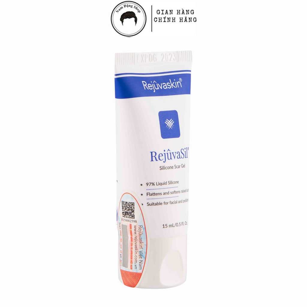 Gel Rejuvasil 15ml xóa mờ sẹo lồi/sẹo phì đại hiệu quả Được các bác sĩ khuyên dùng