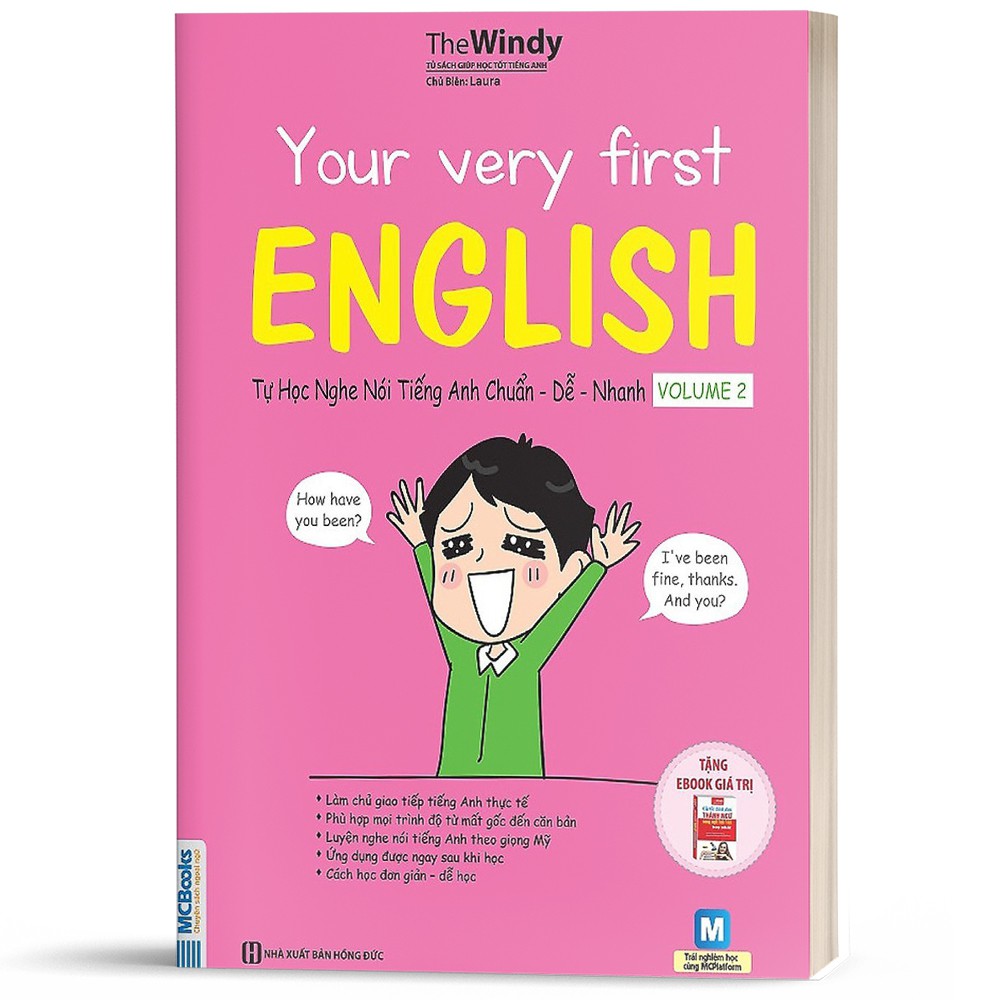 Sách - Your Very First English - Tự Học Nghe Nói Tiếng Anh Chuẩn Dễ Nhanh Volume 2