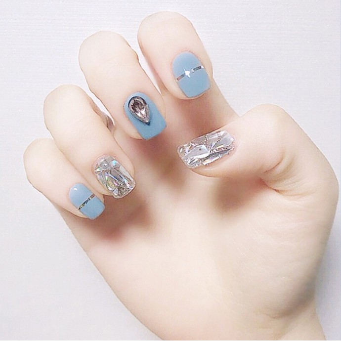 Nail sticker dán móng tay 3D chống nước thời trang chất lượng cao (99)