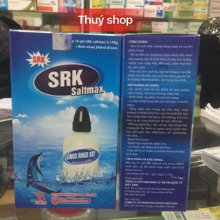 Bình rửa mũi SRK kèm 10 gói muối