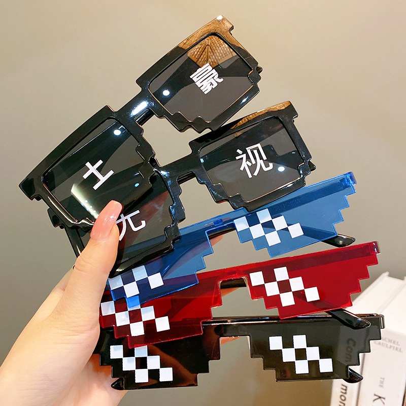 Kính Thuglife 6 Chấm MINECRAFT - Thug Life Nhiều Màu Sắc Thiết Kế Thời Trang Độc Đáo