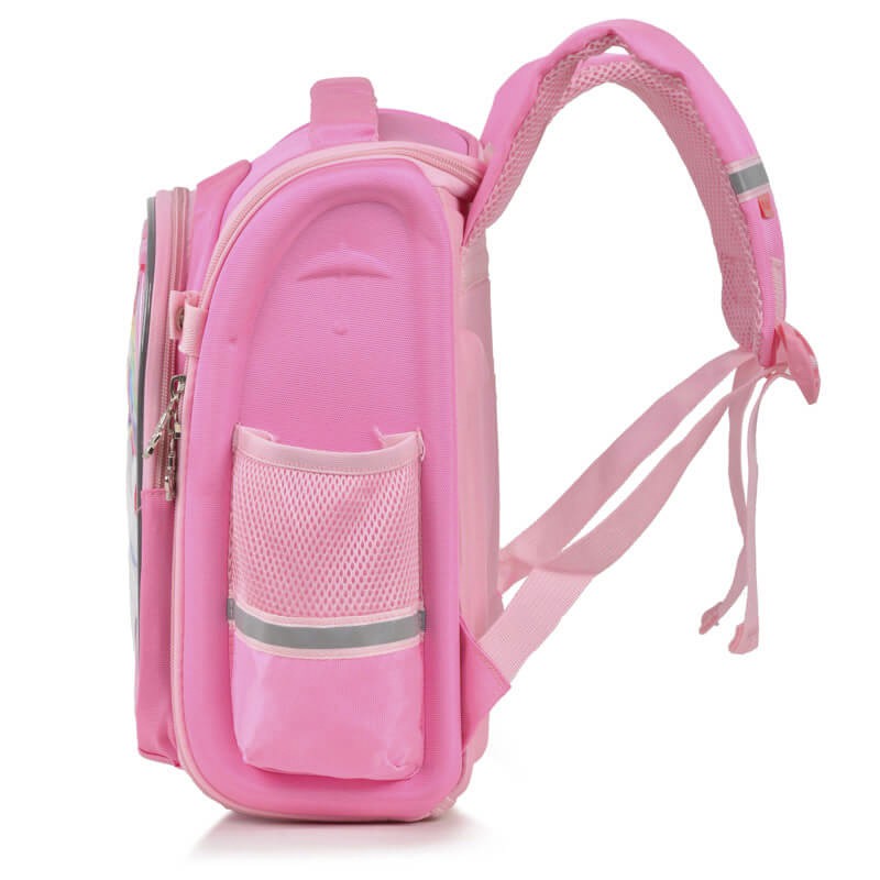 Balo cấp 1 Mr Vui 922 balo chống gù ba lô in hình cho bé gái lớp 1 lớp 2 (Kích thước 28x15x32cm)