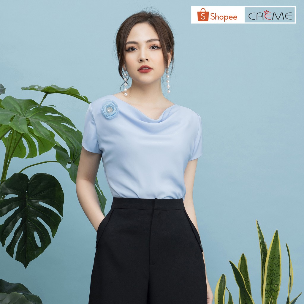 Áo sơ mi cổ đổ siêu sang SM1007 CREME | BigBuy360 - bigbuy360.vn