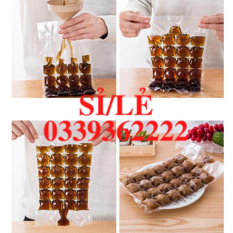 [ HAIANHSHOP ] [Set 10 Túi] Túi Nilong Làm Kem/ Đá Viên/ Sữa Chua Tiện Lợi Thông Minh  Duashop &gt;