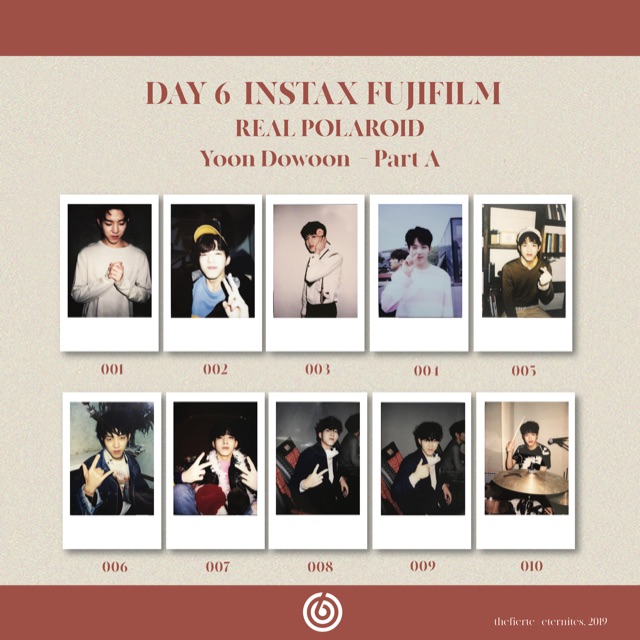 Máy Ảnh Day6 Real Instax Polaroid Fujifilm - Yoon Dowoon