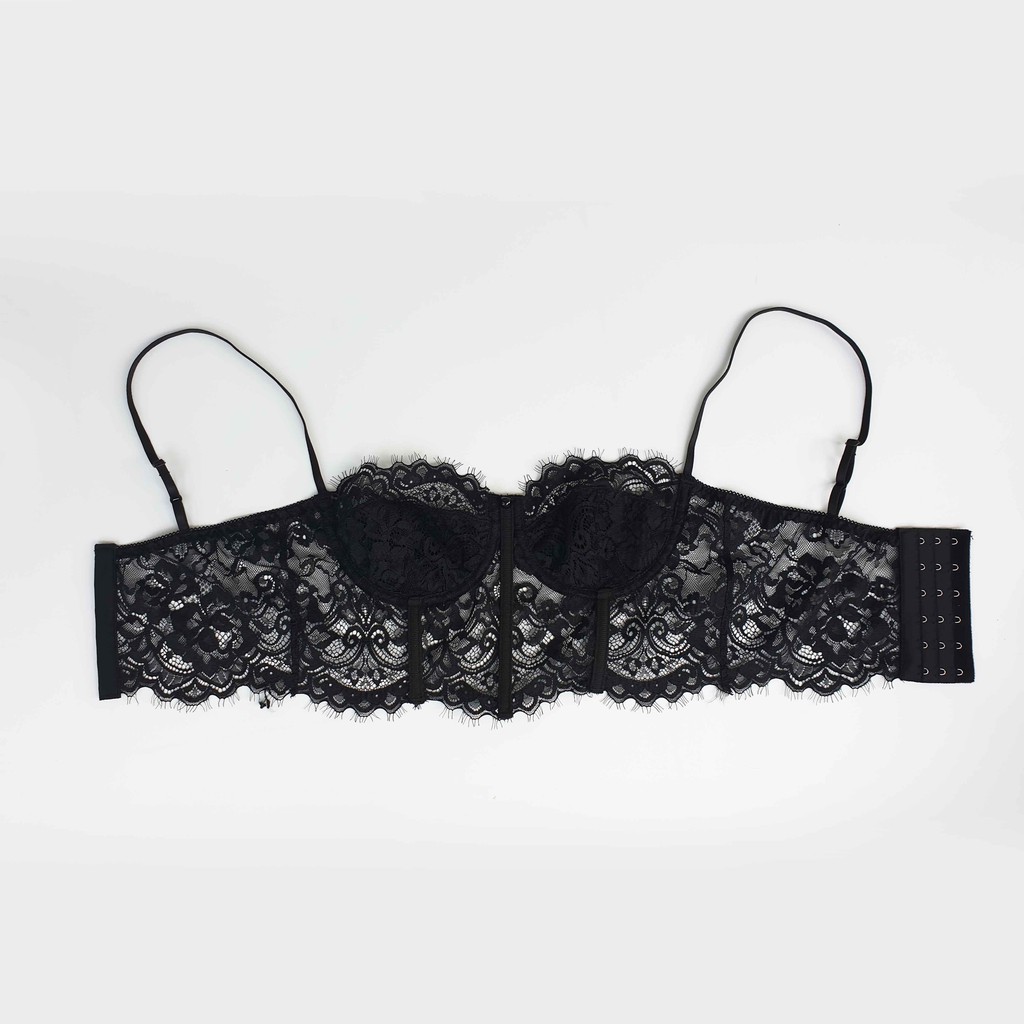 [Tặng mã 30k] Áo lót croptop BraletteFactory, áo lót ren mỏng sexy có gọng, mút lót, bralette hàng thiết kế  [ mẫu N02] | BigBuy360 - bigbuy360.vn