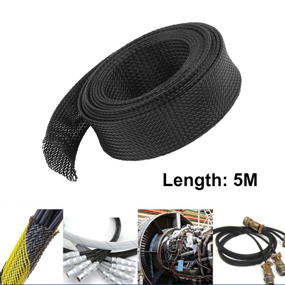 Ống Bọc Bảo Vệ Dây Cáp 2 / 4 / 6 / 12 / 15 / 20 / 25mm Dài 5M