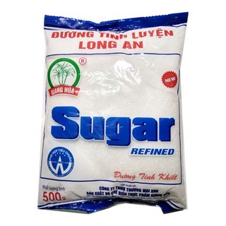 Đường tinh luyện cát trắng cao cấp Long An gói 500g (Việt Nam)