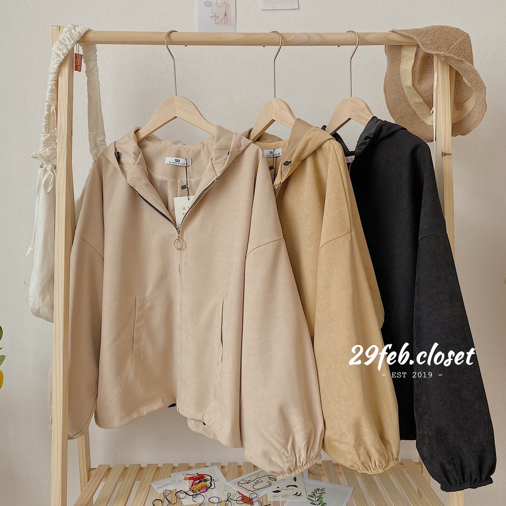 Áo khoác nhung lì 2 lớp phong cách Ulzzang (Ảnh thật) | WebRaoVat - webraovat.net.vn