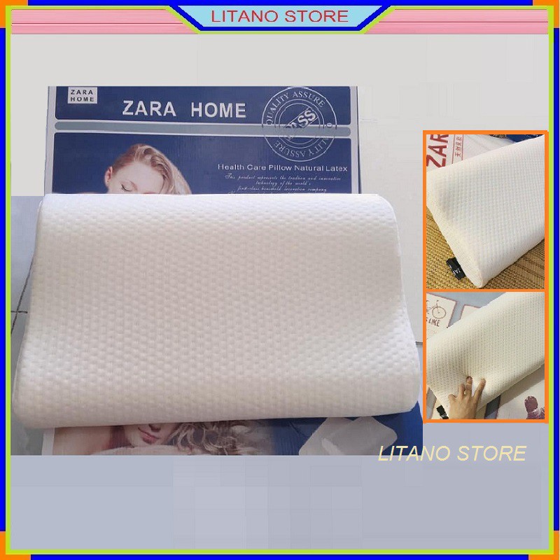 Gối Cao Su Non Người Lớn Cao Cấp ZARA HOME Chống Mỏi Vai Gáy Và Ngủ Ngáy