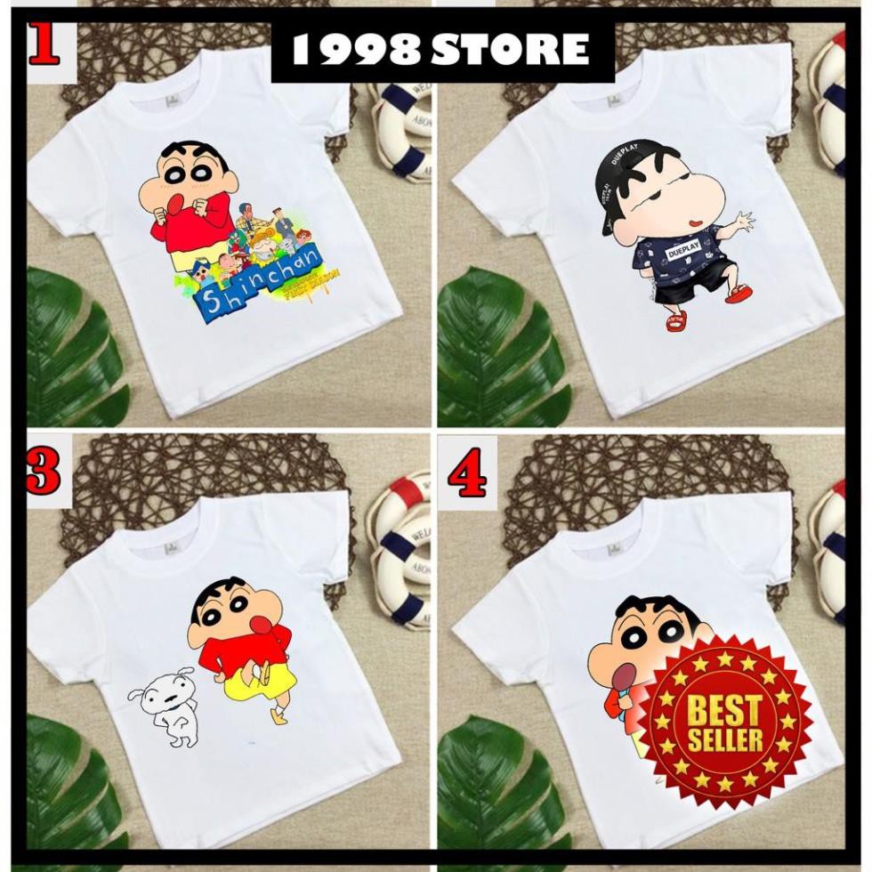 (GIÁ HỦY DIÊT) 4 mẫu áo thun bé trai in hình Shin Cậu Bé Bút Chì in tại shop