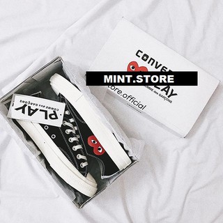 (Video cận cảnh) Giày Sneaker CV CDG Low Black