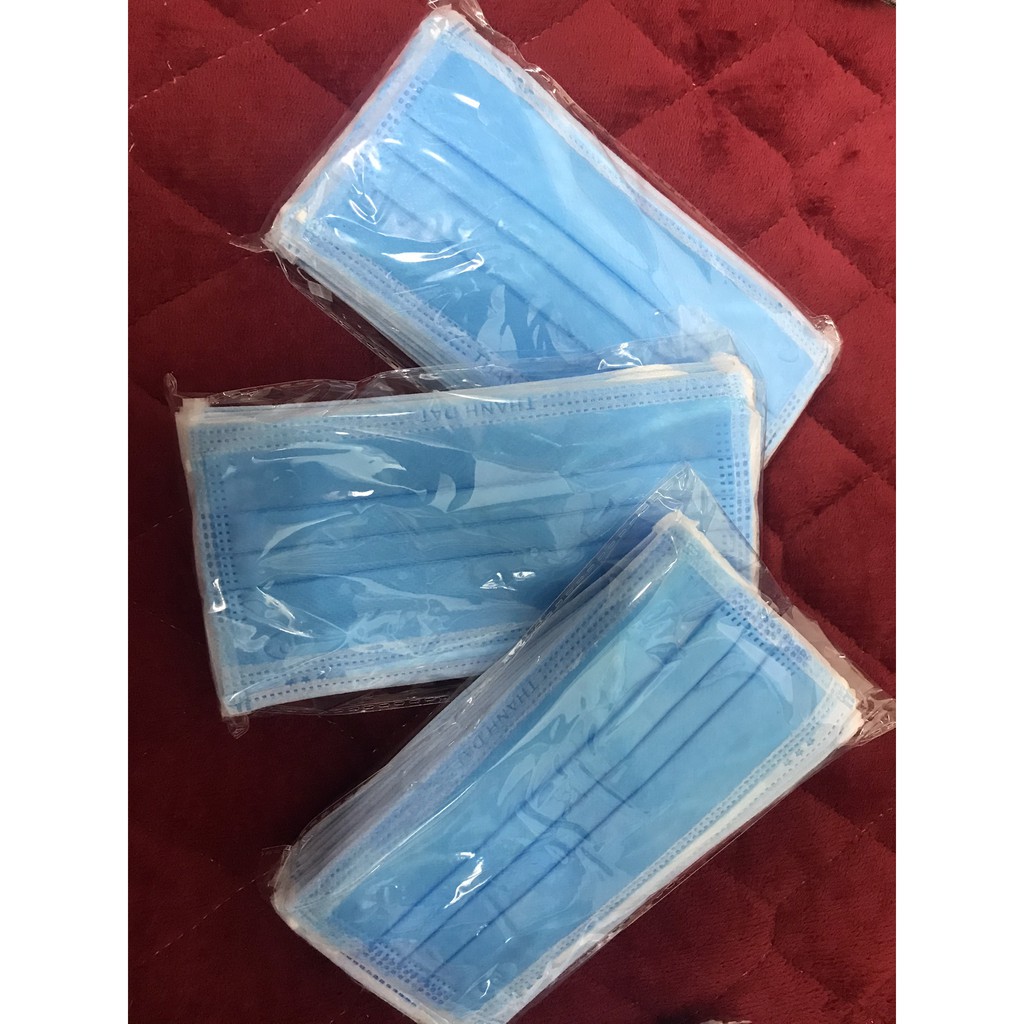 [HÀNG10 Chiếc Khẩu trang Y Tế Thành Đạt KHÁNG KHUẨN 4 LỚP (đã được quản lý thị trường kiểm định)