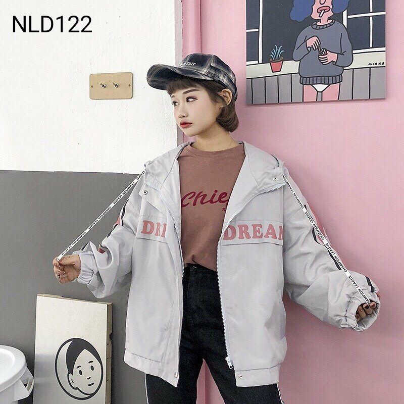 Áo Khoác Nữ Dù 2 Lớp Mẫu Mới Giấu Kéo Có Nón Hàn Quốc 2018 | BigBuy360 - bigbuy360.vn